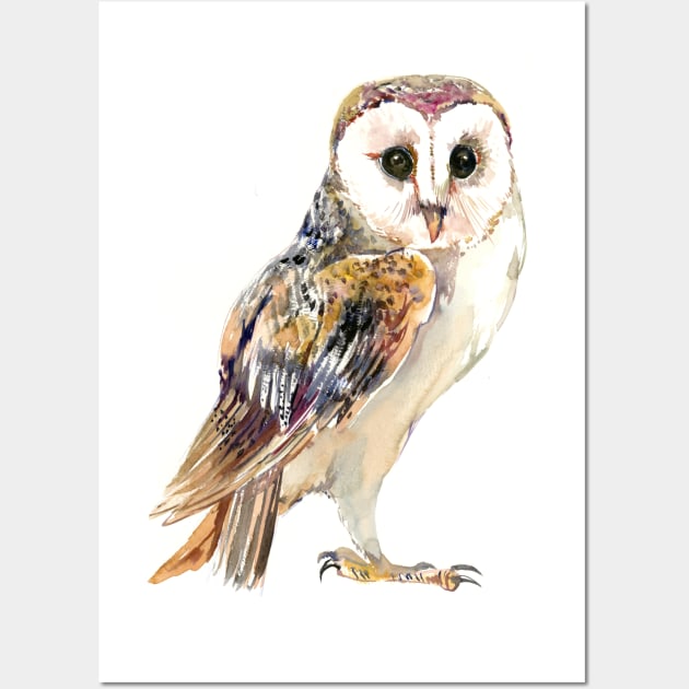 Barn Owl Wall Art by surenart